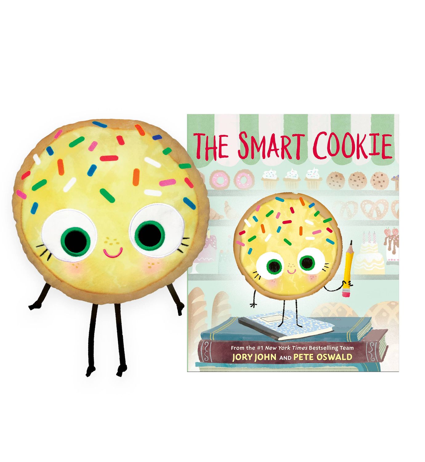 The Smart Cookie Plush with hardcover book