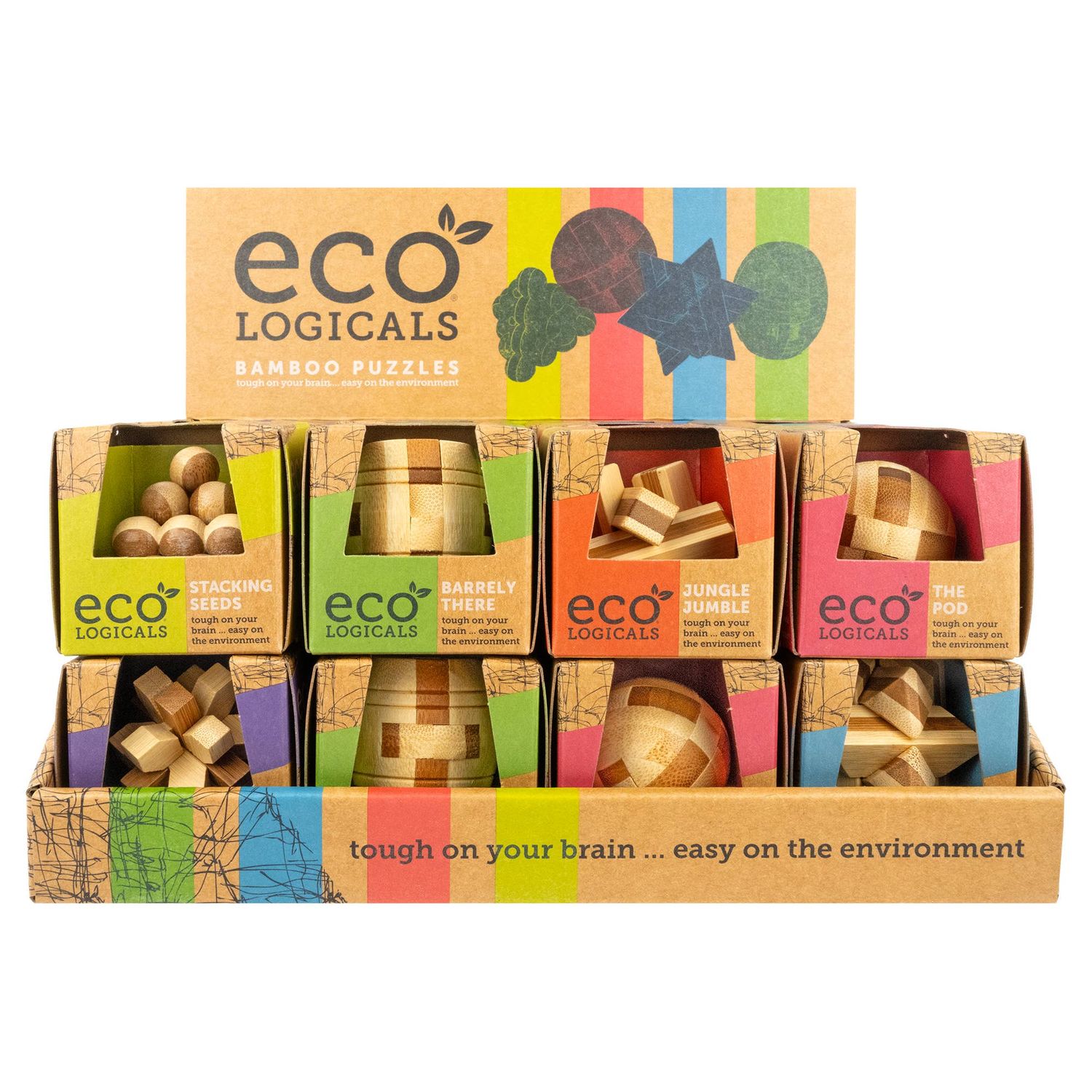 Mini Ecological Wooden Brain Teaser Puzzles