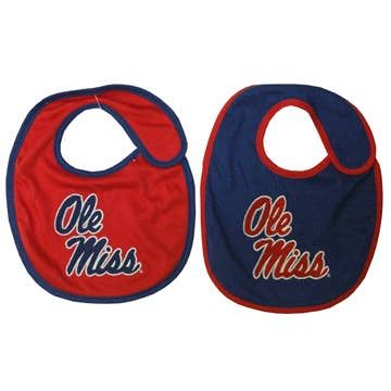 Ole Miss Rebels Infant Bib Logo