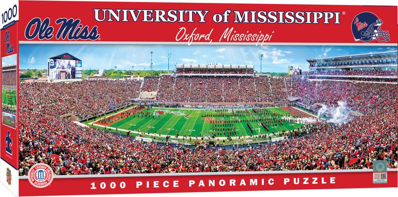 Ole Miss Rebels - 1000 Piece Panoramic Puzzle