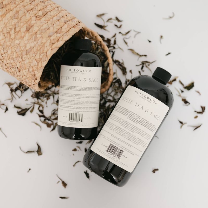 WHITE TEA &amp; SAGE | LUXURY LIQUID LAUNDRY SOAP