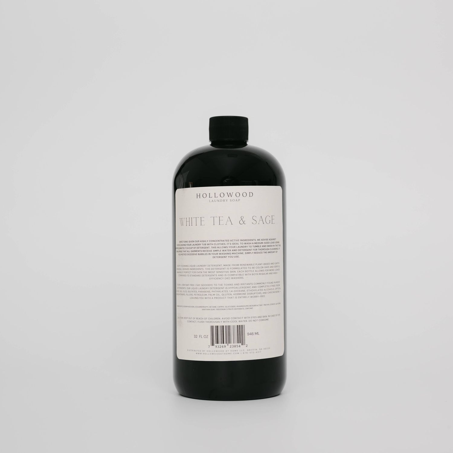WHITE TEA &amp; SAGE | LUXURY LIQUID LAUNDRY SOAP, Size: 32 OZ