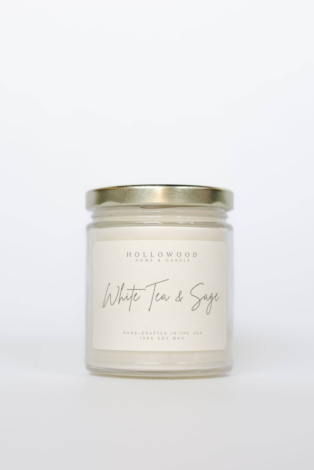 WHITE TEA &amp; SAGE | CANDLES, Size: 8 Oz