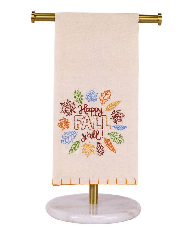 Happy Fall Y'all Hand Towel Cream/Multi 20x28