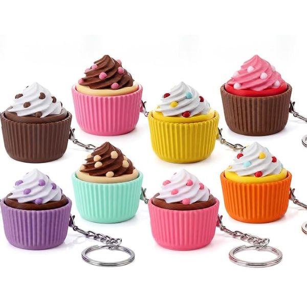 Cupcake Fidget Clicker Keychains