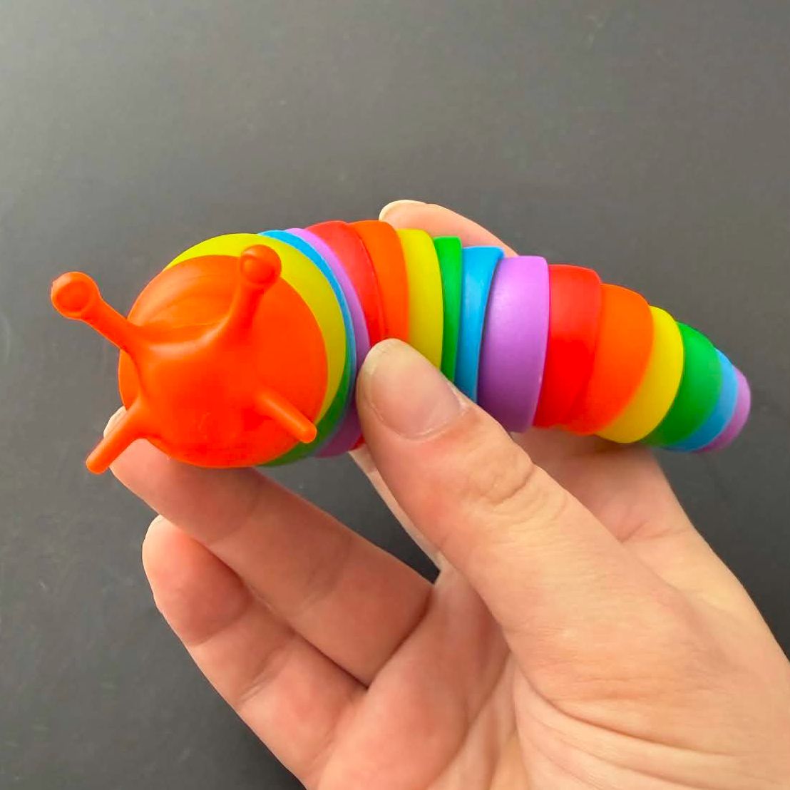 Colorful Clicky Fidget Slug