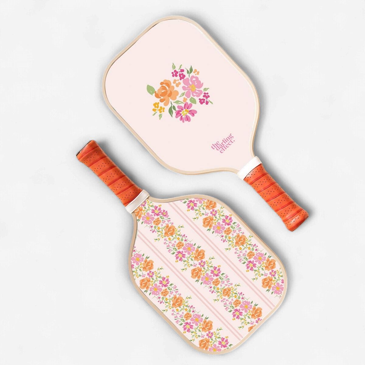 Pickleball Paddle–Lively Flora Pink