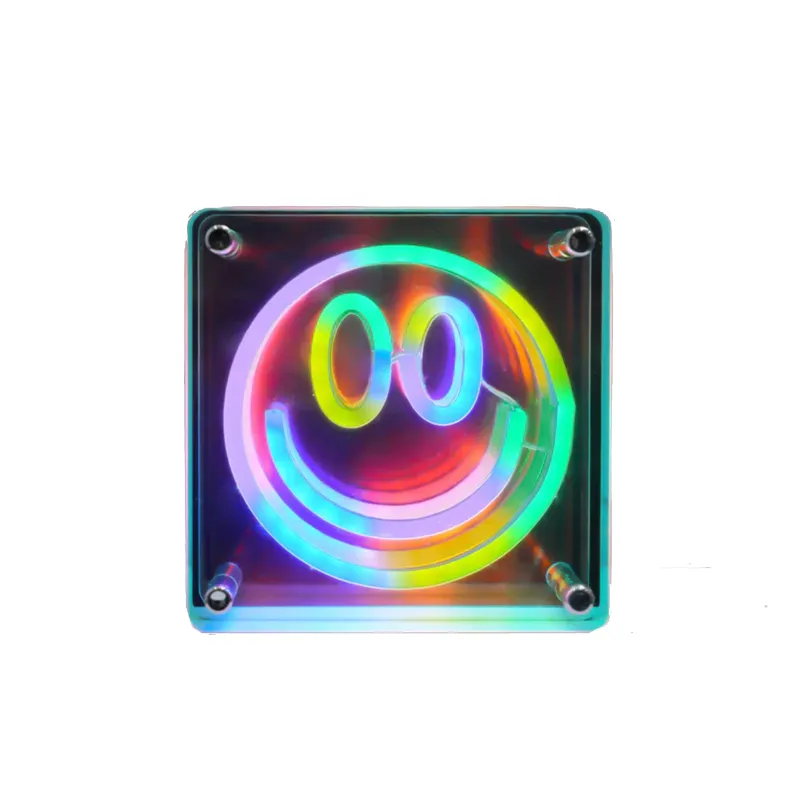 Neon Art Wall &amp; Desk Sign- Smile Mini