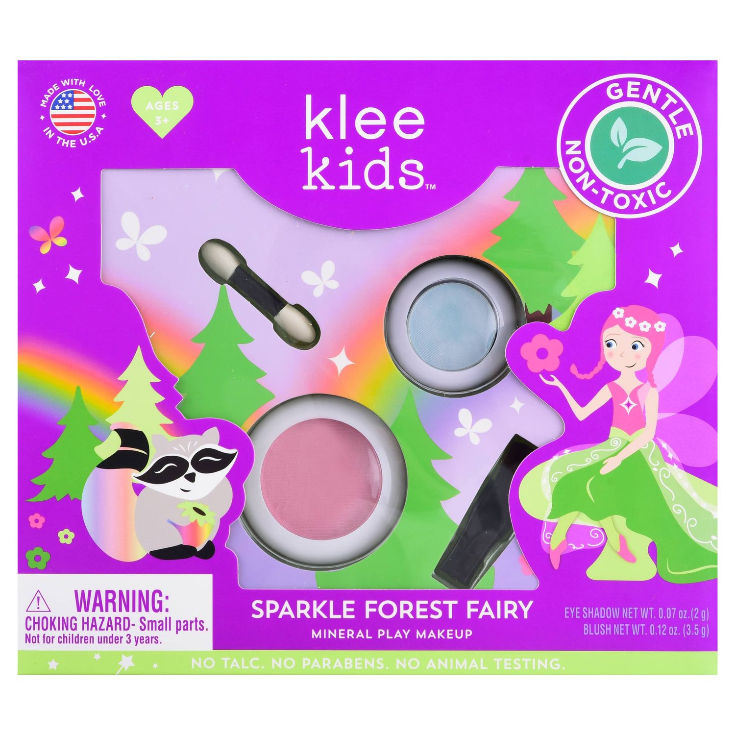 Sparkle Forest Fairy - Klee Kids Play Makeup 2-PC Kit, Style: Sparkle Forest Fairy