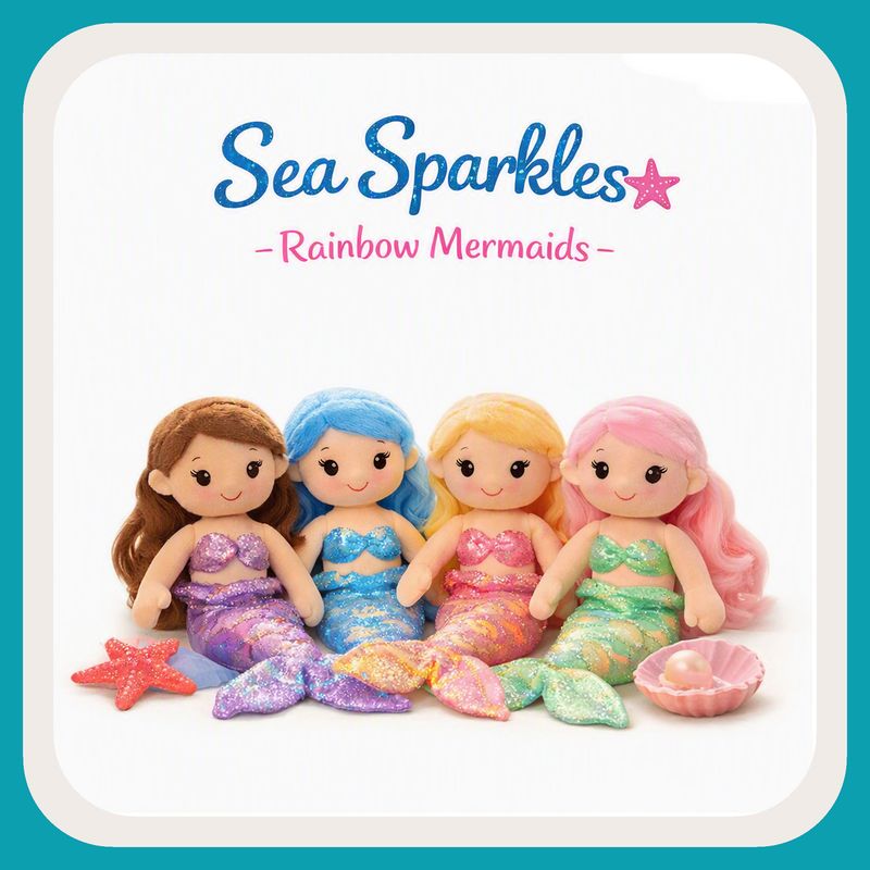 Sea Sparkles Rainbow Mermaid