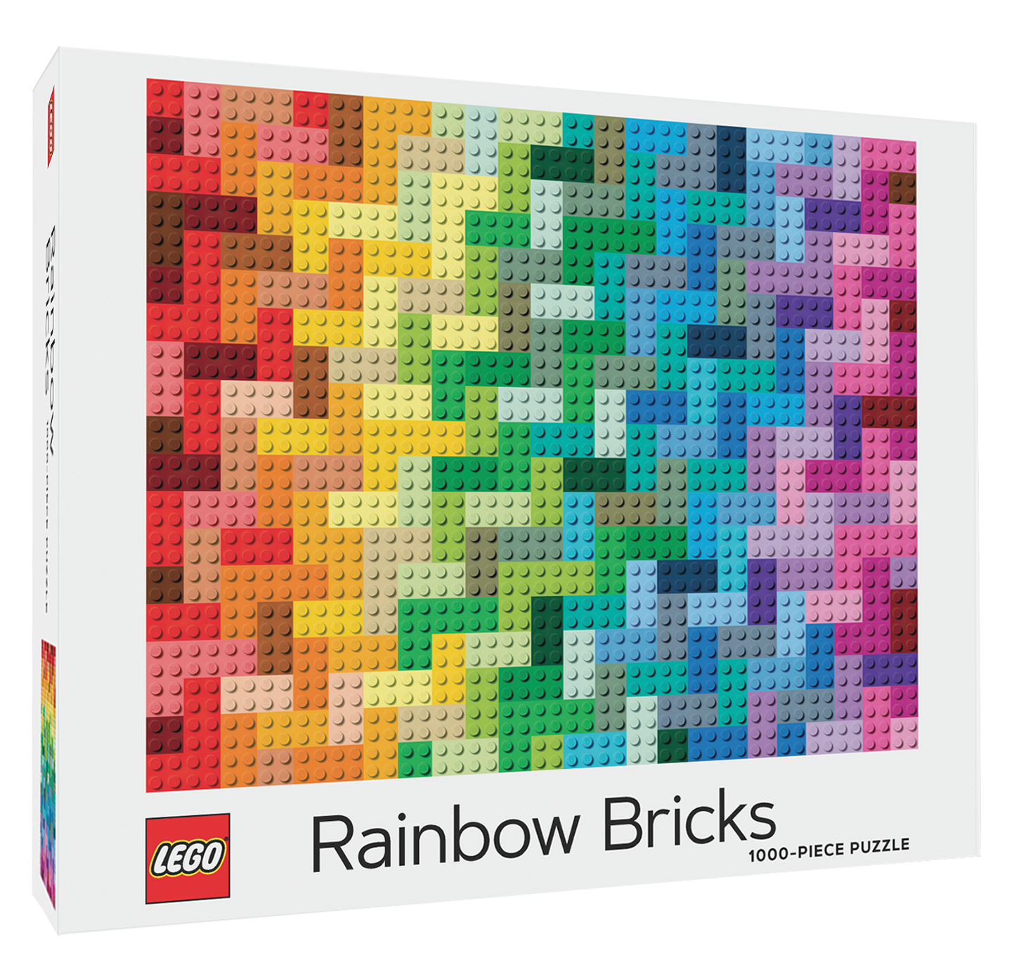 1000 Piece Puzzle- LEGO Rainbow Bricks