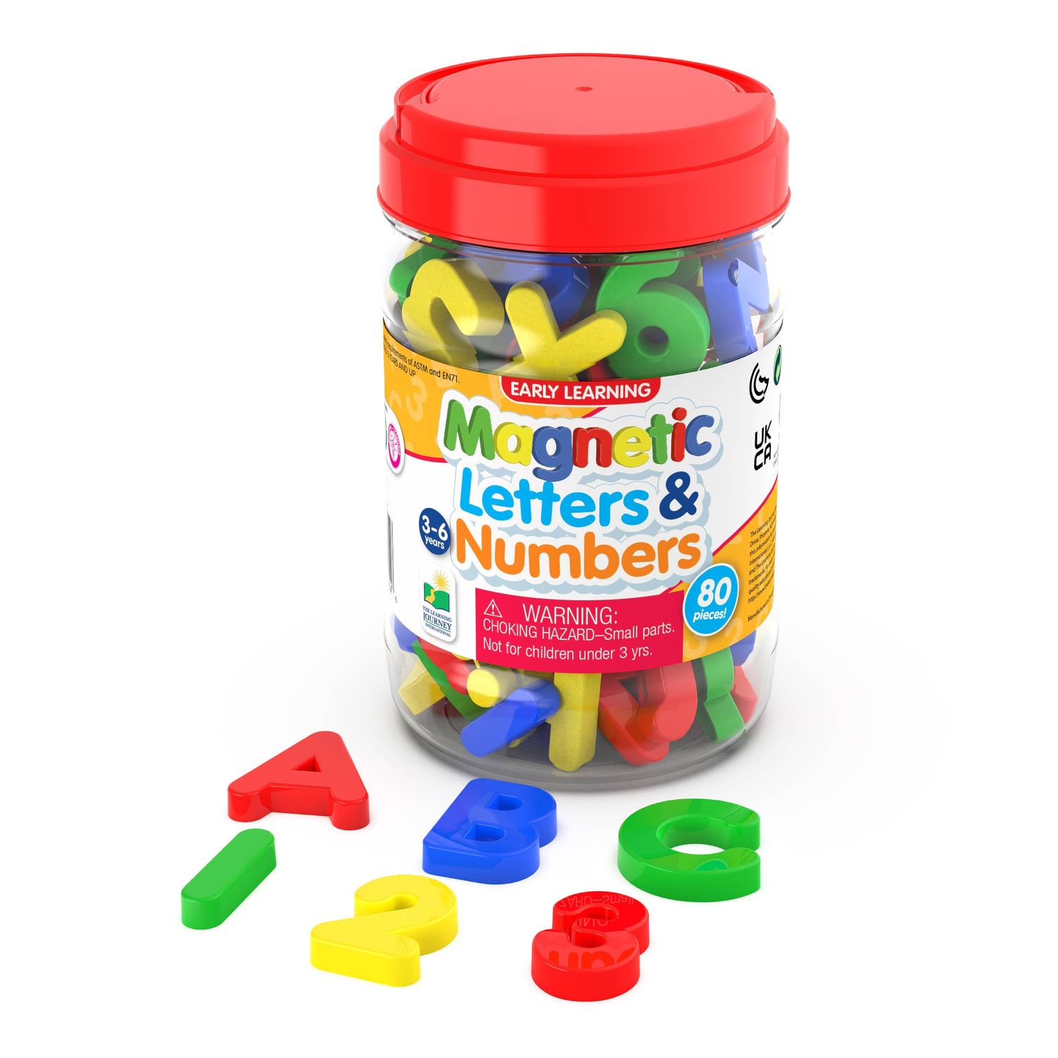 Early Learning – Magnetic Letters &amp; Numbers, Material: Plastic