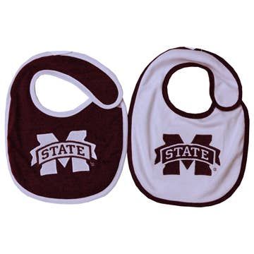 Mississippi State Bulldogs Infant Bib Logo