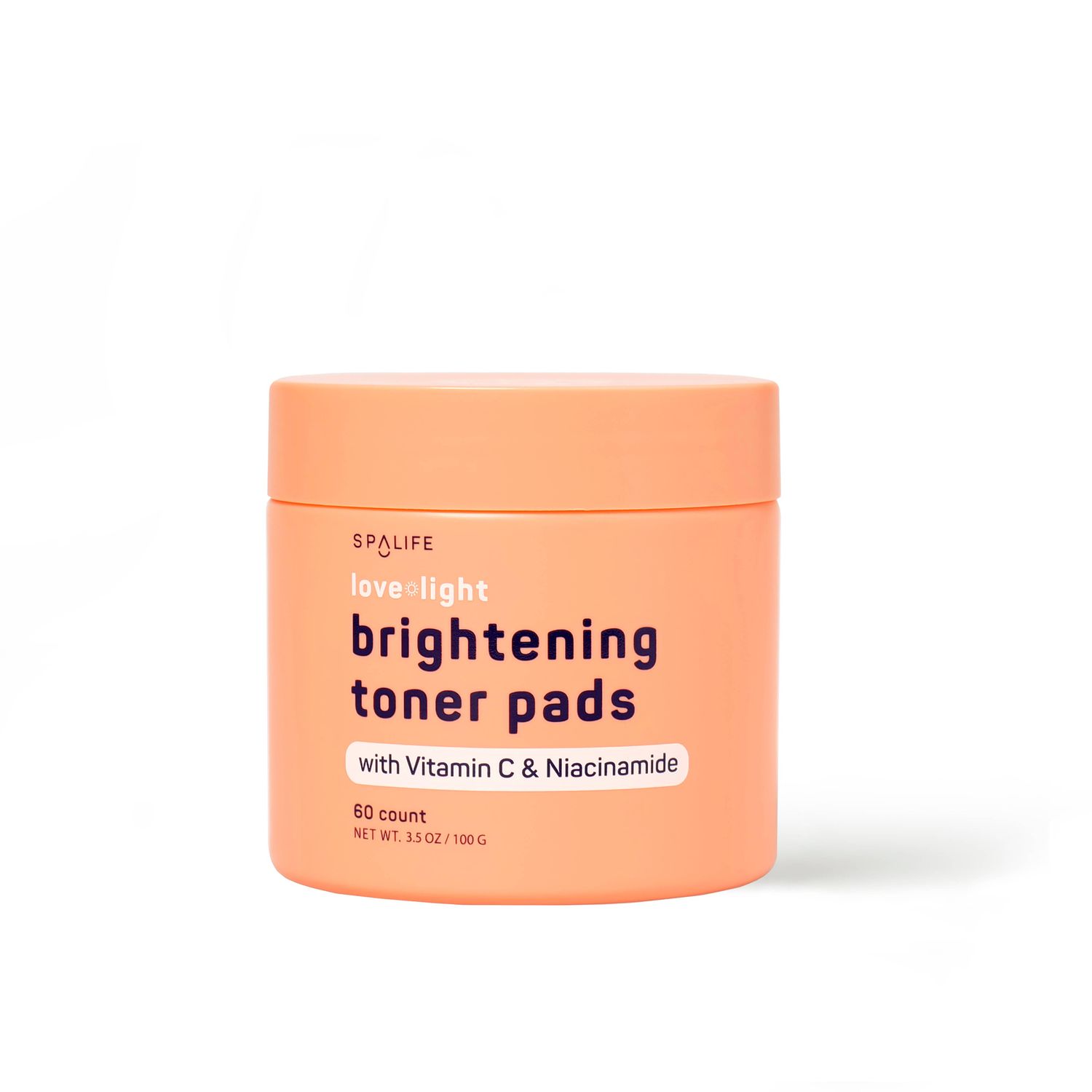 Love + light Korean Skincare Brightening Toner Pads - 60 Ct