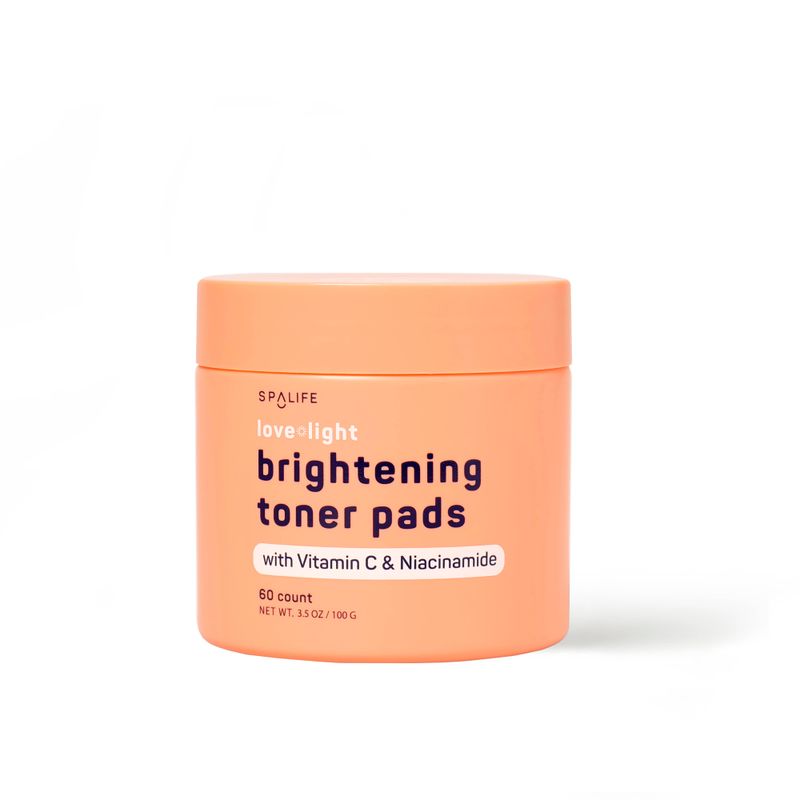 Love + light Korean Skincare Brightening Toner Pads - 60 Ct