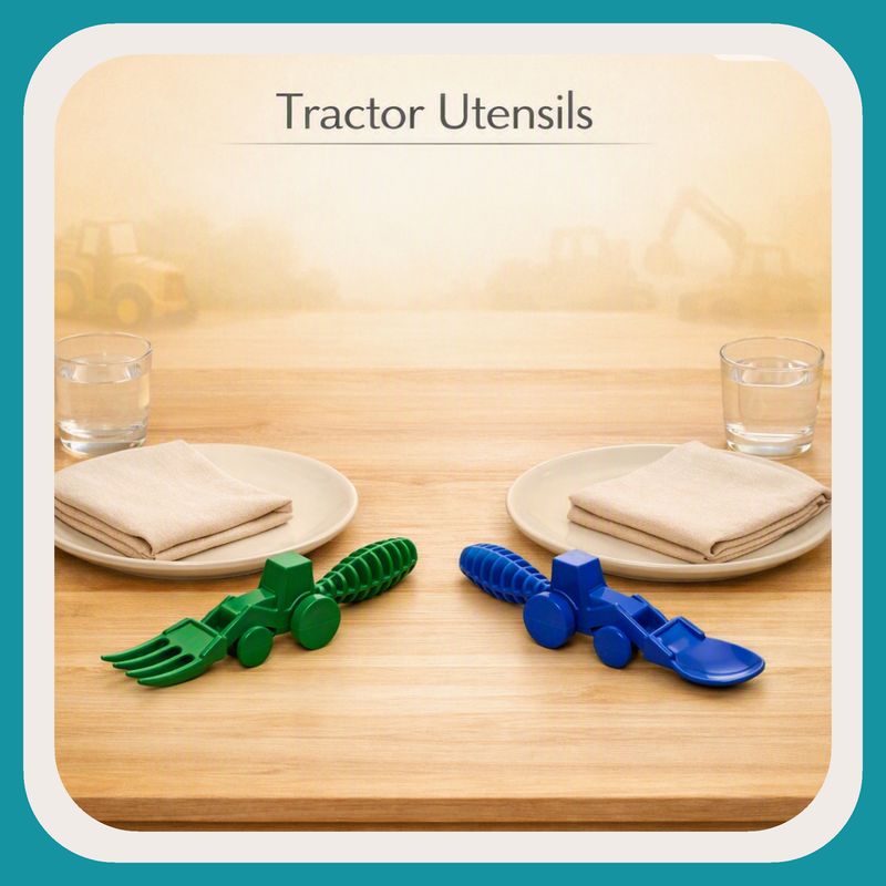 Tractor Utensils - Blue