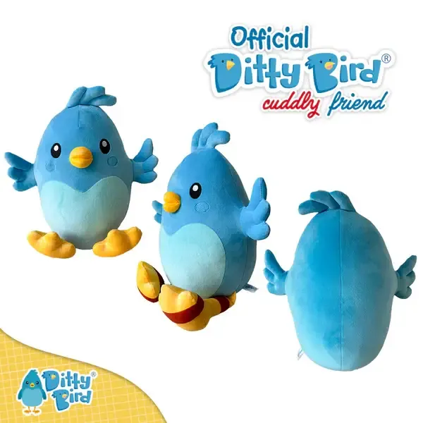 Ditty Bird Squishy Plush 12"