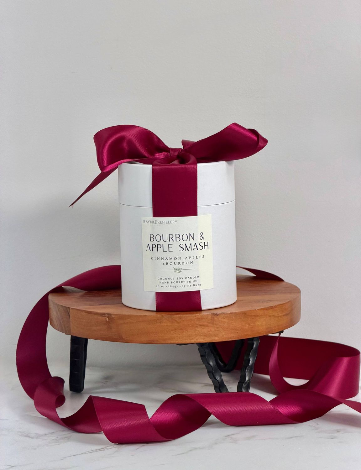 Fall Candle Collection - Coconut Soy Wax Candle, Scent: Apple Bourbon Smash, Size: Gift Box 10oz
