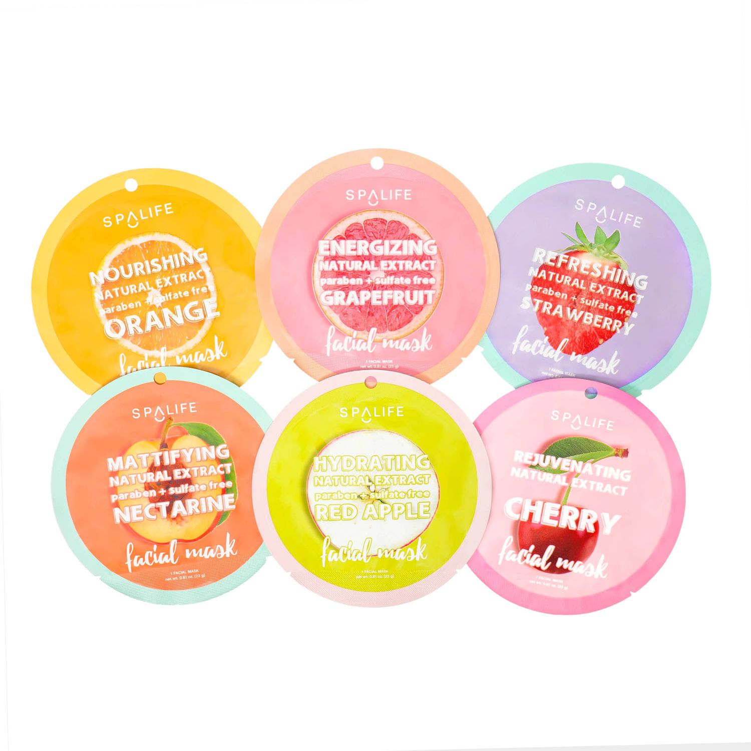 Korean Fruit Facial Sheet Masks