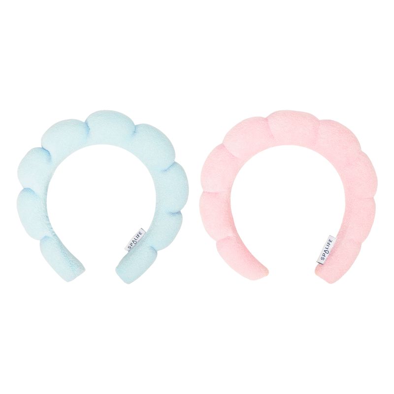 Bubble Skincare Headband For all Hair Types - (Pink or Blue)