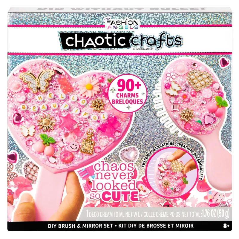 Chaotic Crafts- Brush &amp; Mirror set