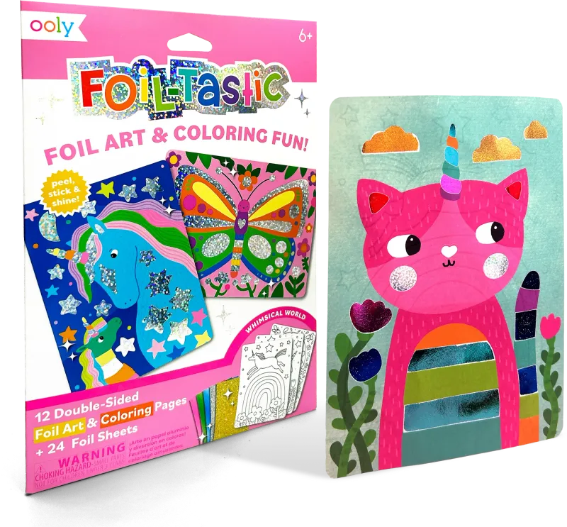 Foil-tastic: Foil Art &amp; Coloring Fun - Whimsical