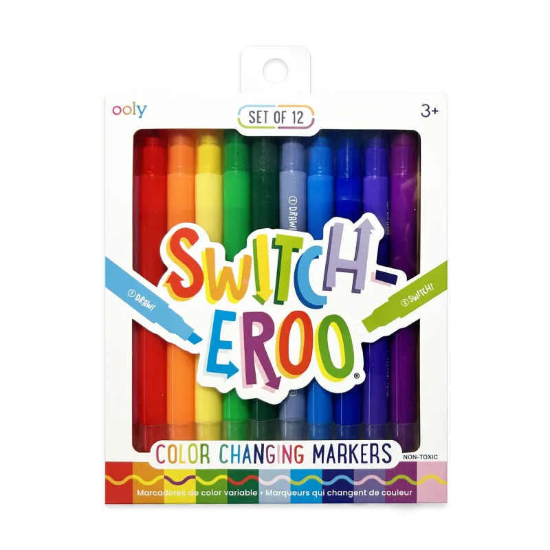 Switch-eroo!: Color-Changing Markers (Set of 12)