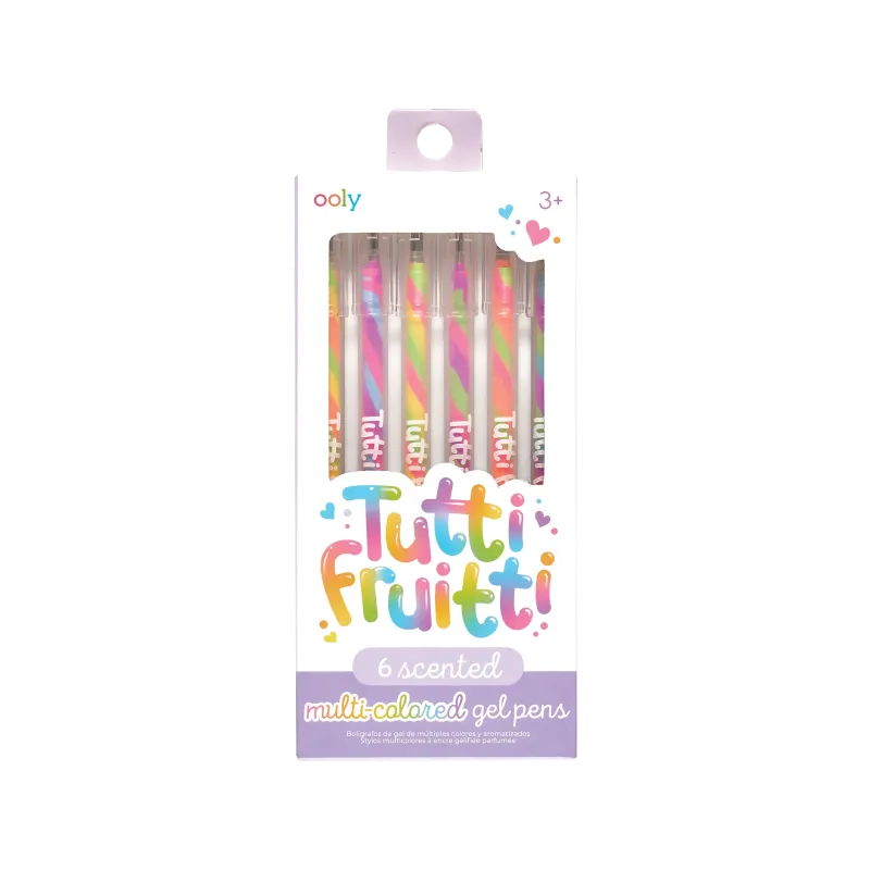 Tutti Fruitti: Scented Multi-Colored Gel Pens (Set