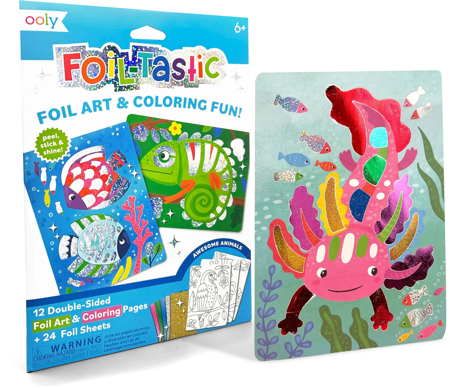 Foil-tastic: Foil Art &amp; Coloring Fun, Theme: Awesome Animals