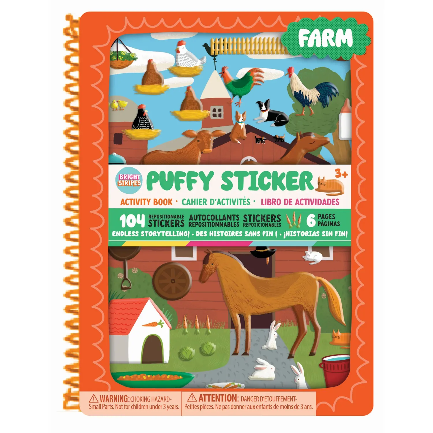 Puffy Sticker Books, Theme: Farm