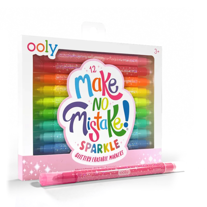 Make No Mistake!: Glittery Erasable Markers (Set o