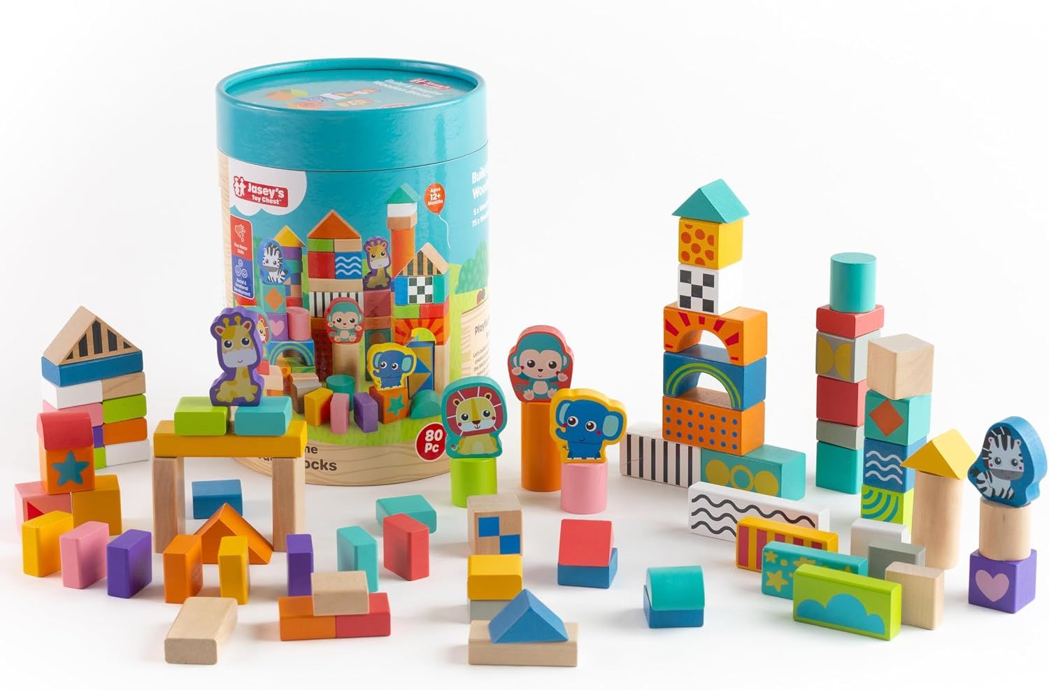 Build &amp; Imagine Wooden Blocks