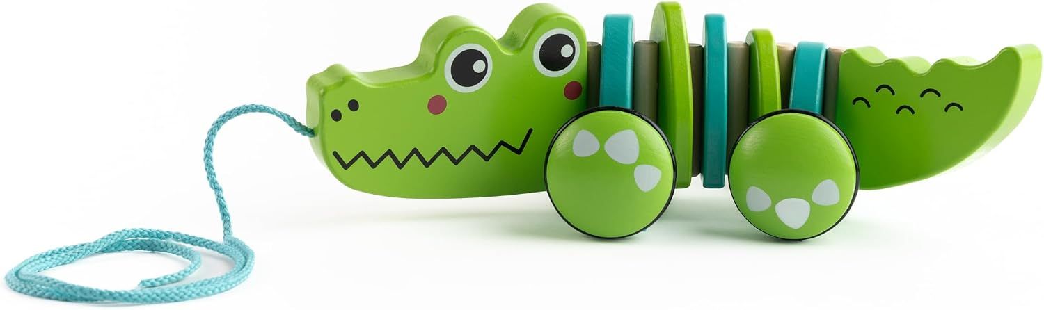 Cruisin' Crocodile Wooden Pull Toy