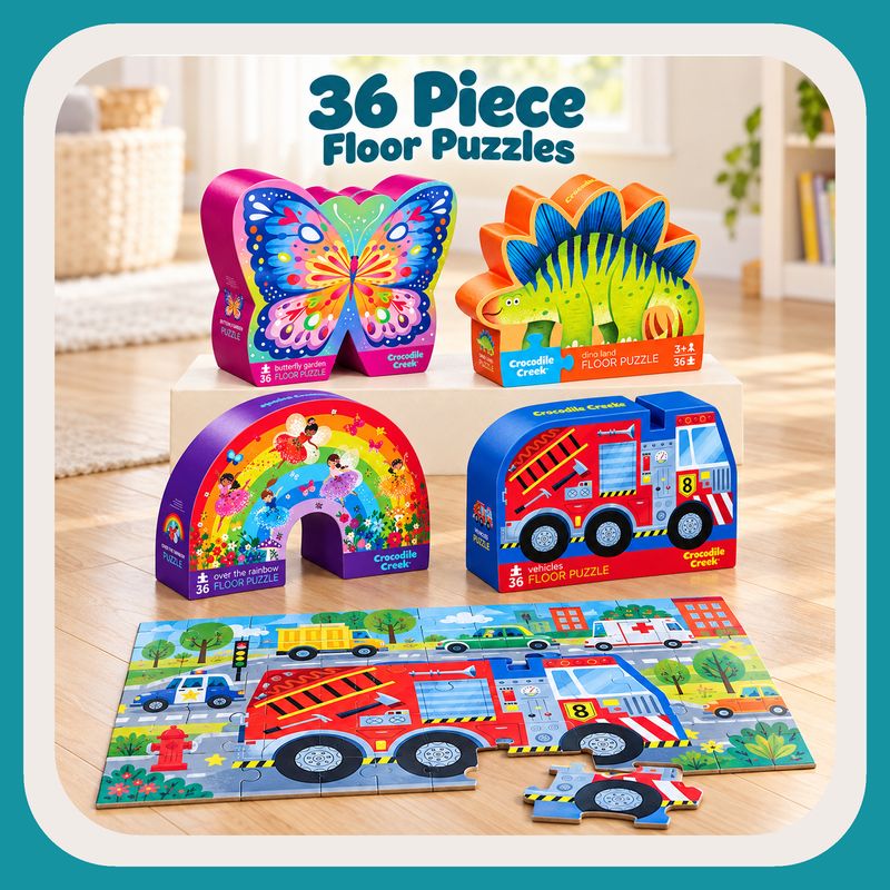 36-Pc Foil Shaped Box Puzzle