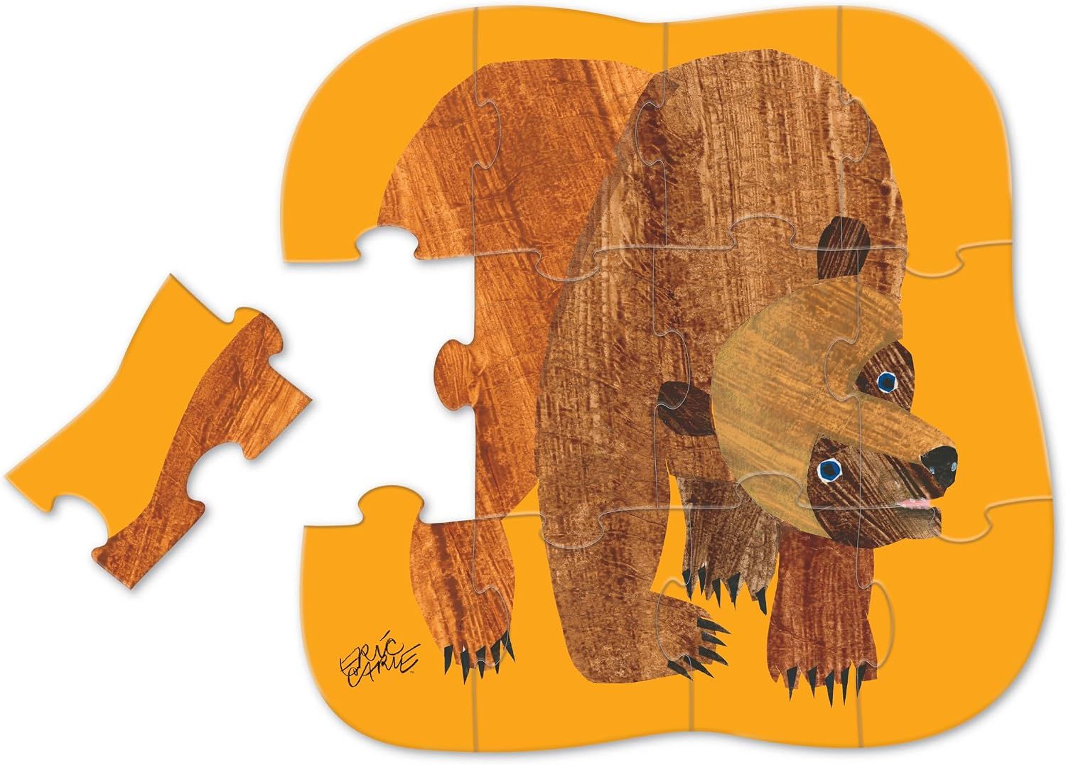 12-Pc Mini Shaped Box Puzzle, Type: Brown Bear