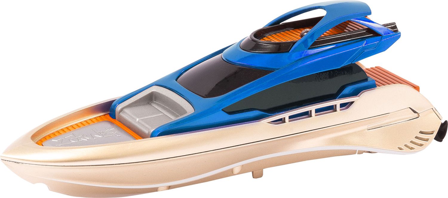 RC Mini Motor Yacht, Color: Blue