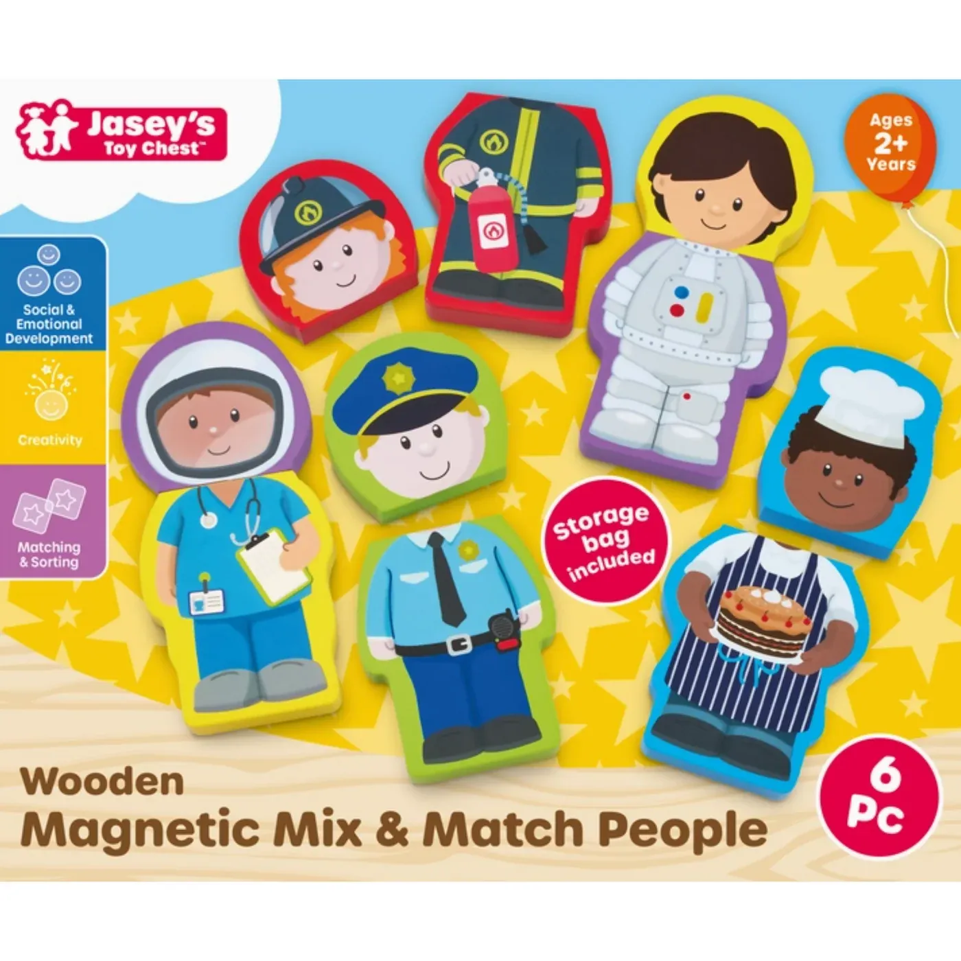 Wooden Magnetic Mix &amp; Match People