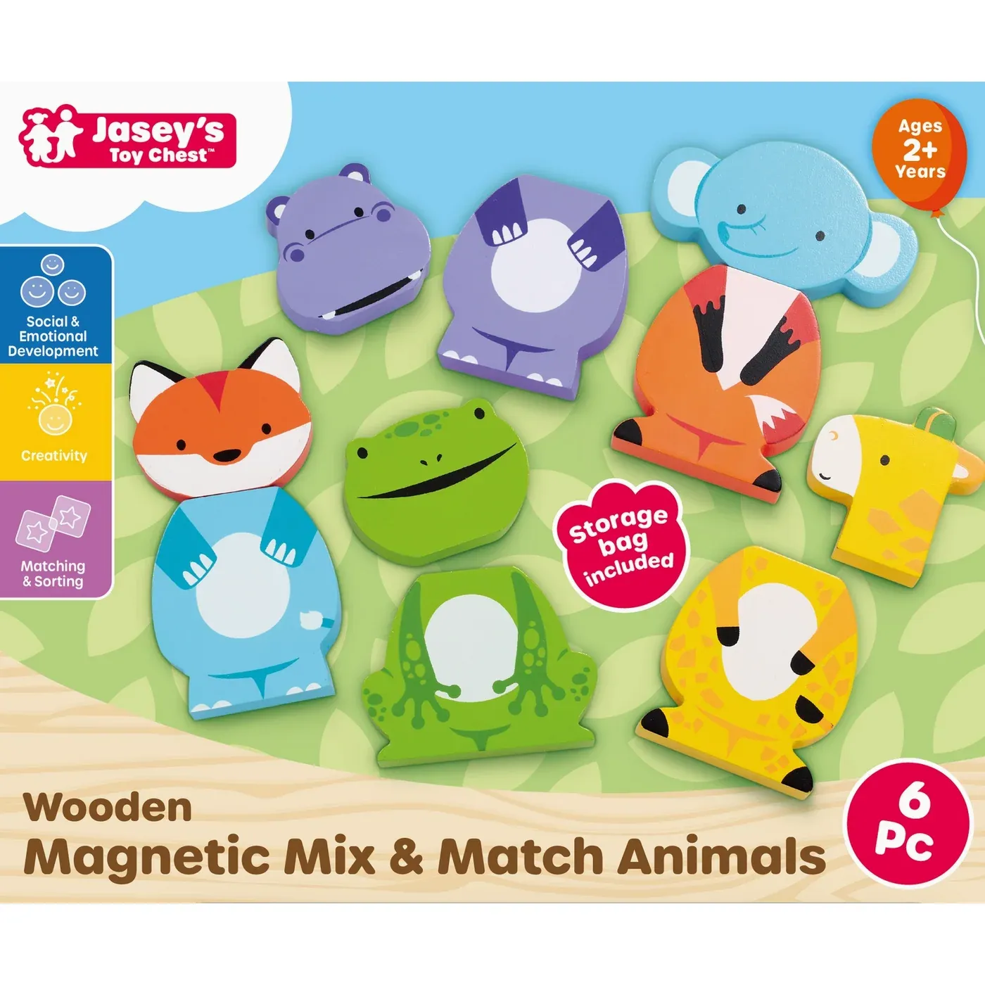 Wooden Magnetic Mix &amp; Match Animals