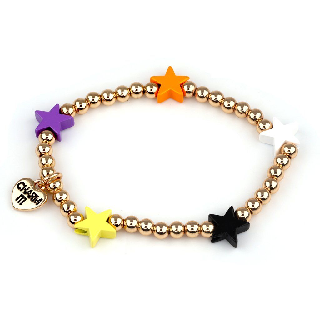 Charm It! Gold Halloween Street Bracelet