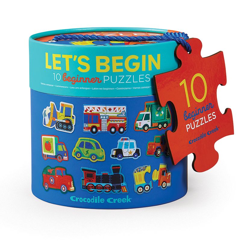 Let's Begin Box Puzzle 2pc/Vehicles