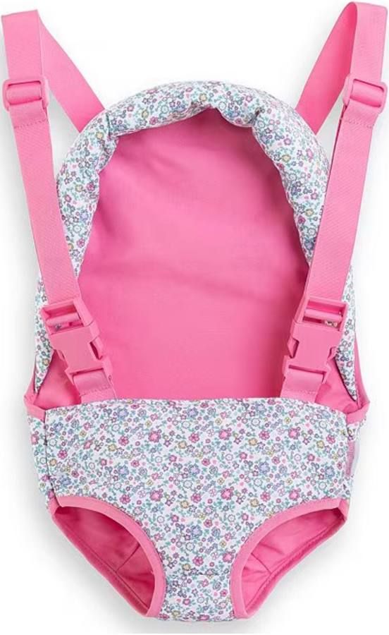 BB14" Bright Pink Floral Baby Doll Sling
