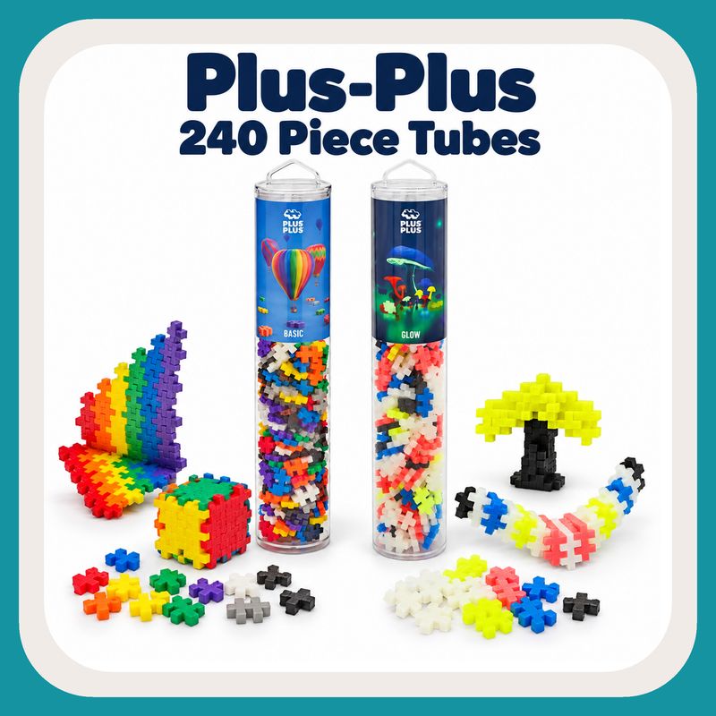 Plus Plus Tube - 240 Piece  Mix