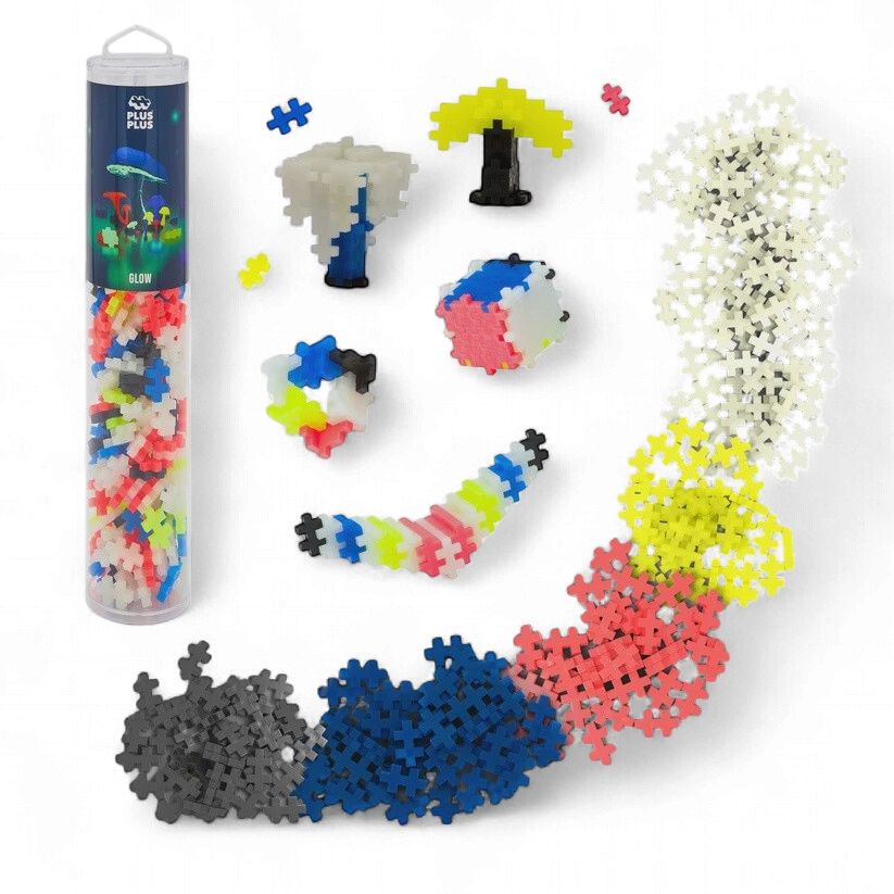 Plus Plus Tube - 240 Piece  Mix, Color: Glow