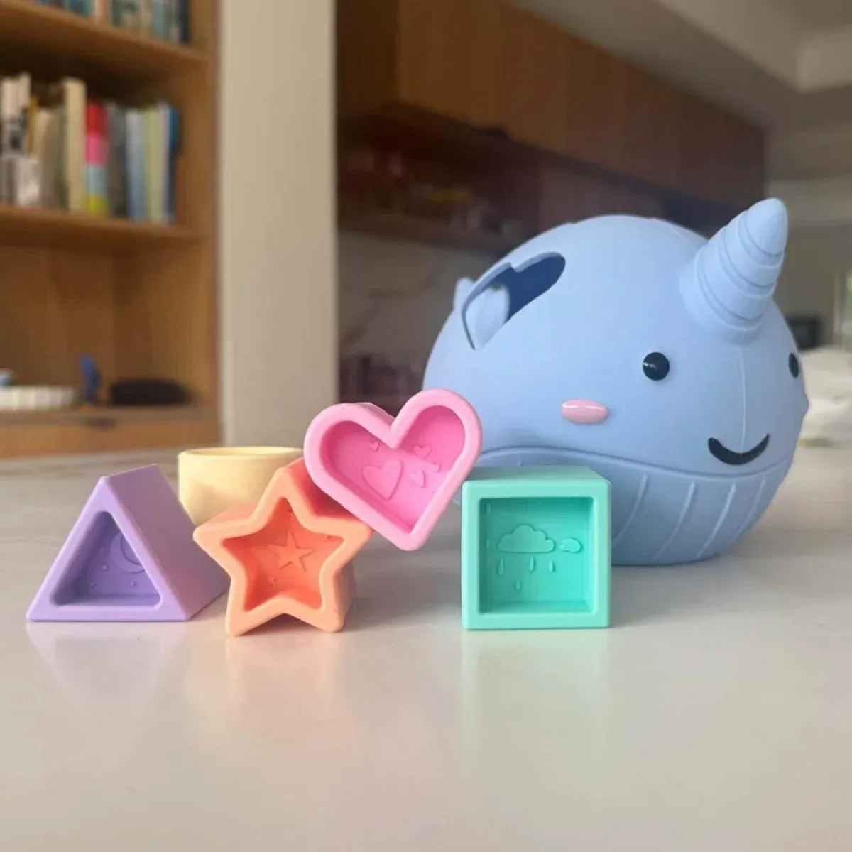 Narwhal Shape Sorter