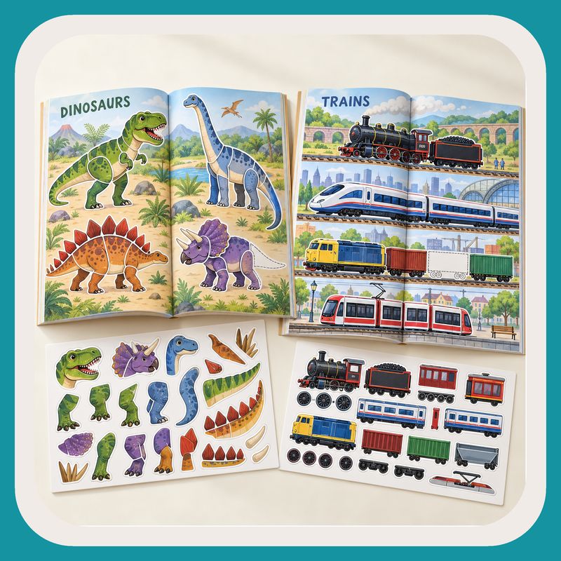 Build Your Own  Sticker Book