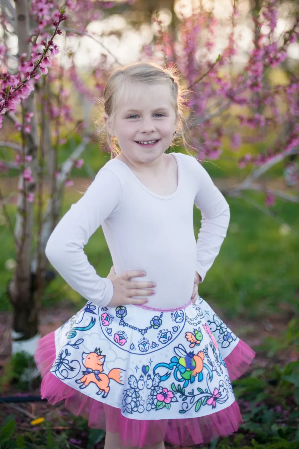 Colour-A-Skirt, Size 4-6
