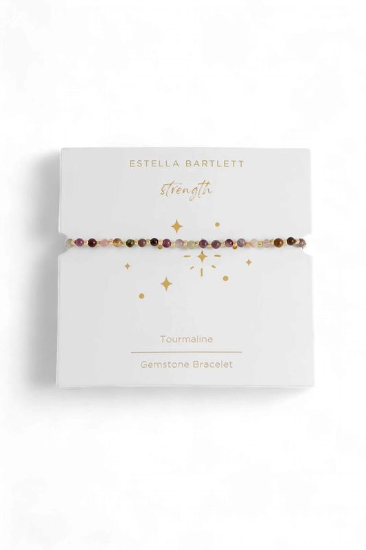 Amelia Bracelet Gold Plated with Tourmaline