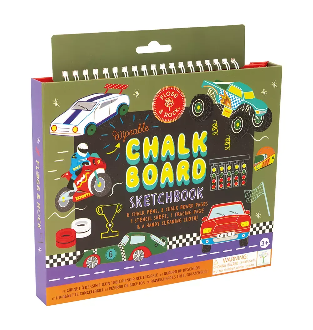 Cars Chalkboard Sketchbook, Theme: Cars