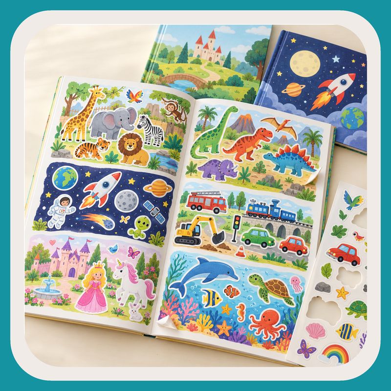 1000 Stickers Book - Usborne