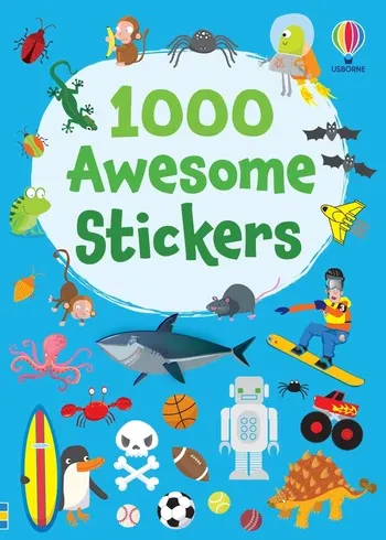 1000 Stickers Book - Usborne, Theme: 1000 Awesome